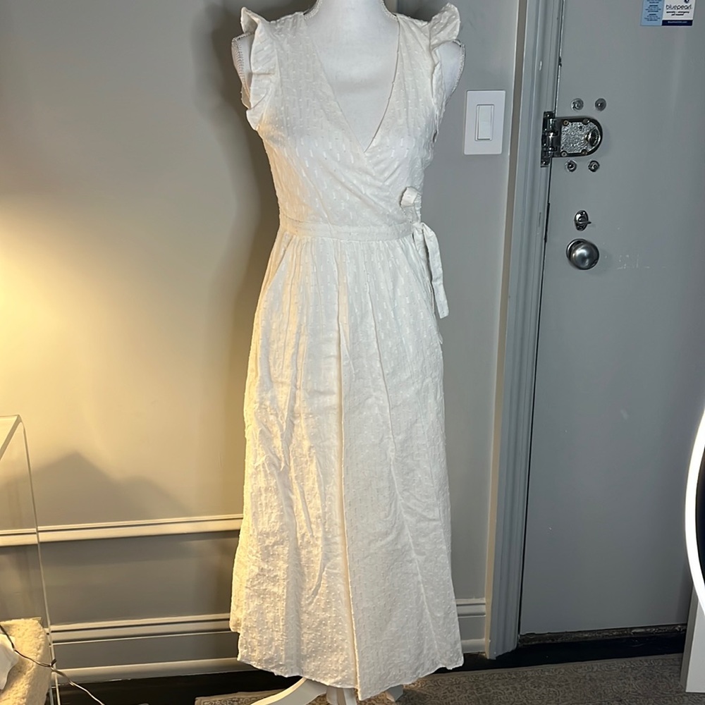 Other Stories white wrap dress
